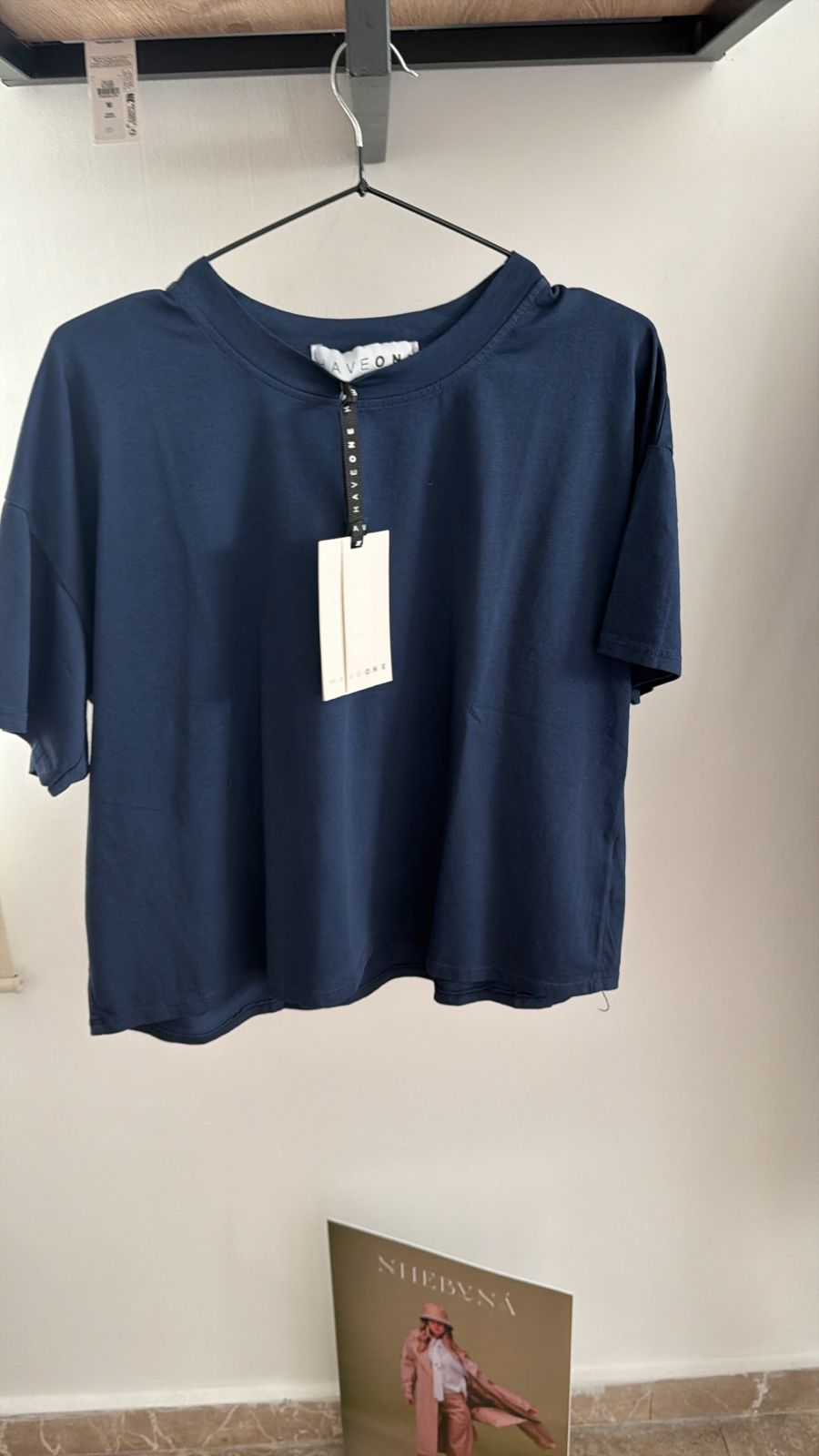 Navy T shirt soft