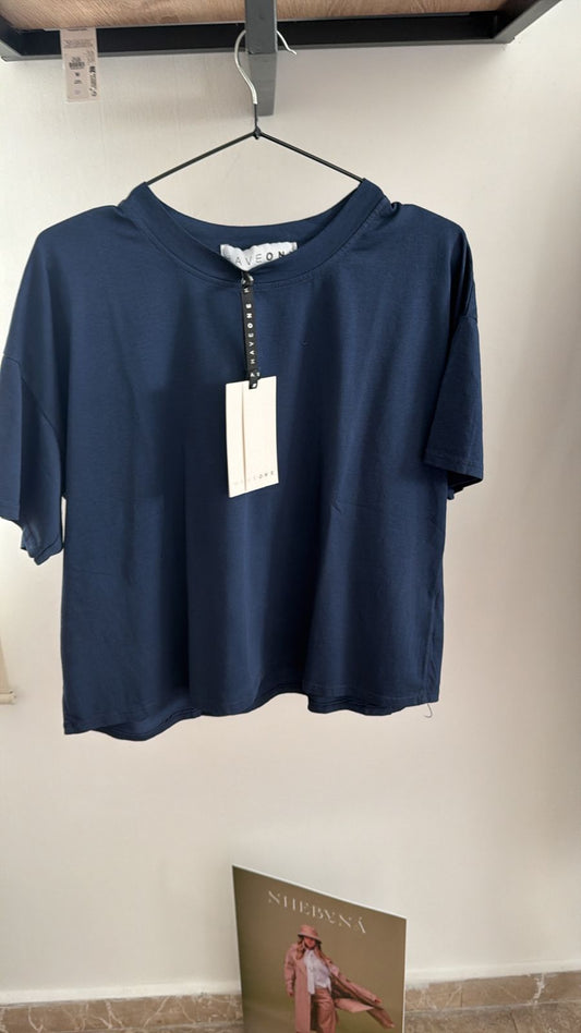 Navy T shirt soft