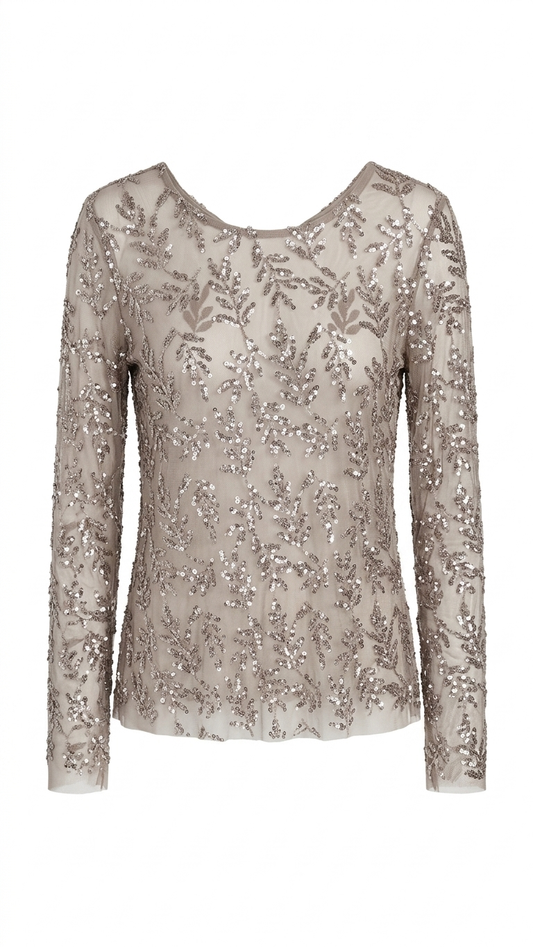 Unique Top Beige